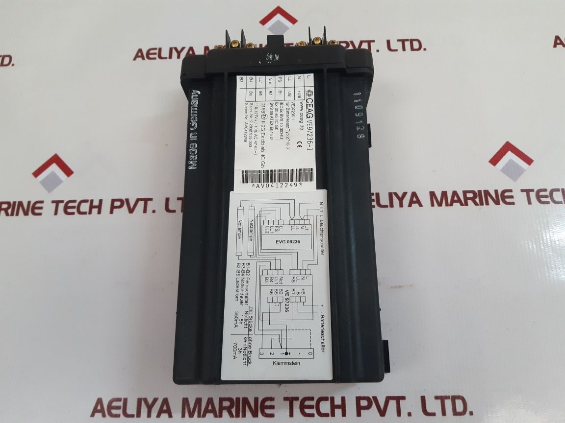 Ceag Cooper Ve97236-1 Emergency Inverter