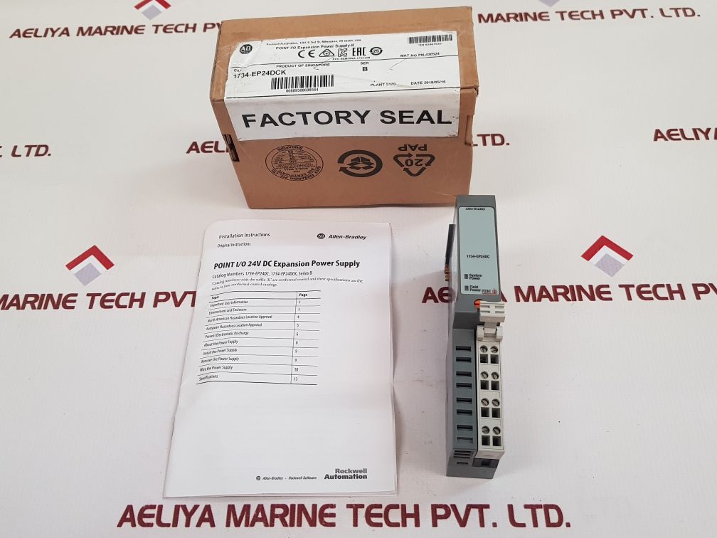 Allen-bradley 1734-ep24Dck Ser: B Point I/O Expansion Power Supply-k