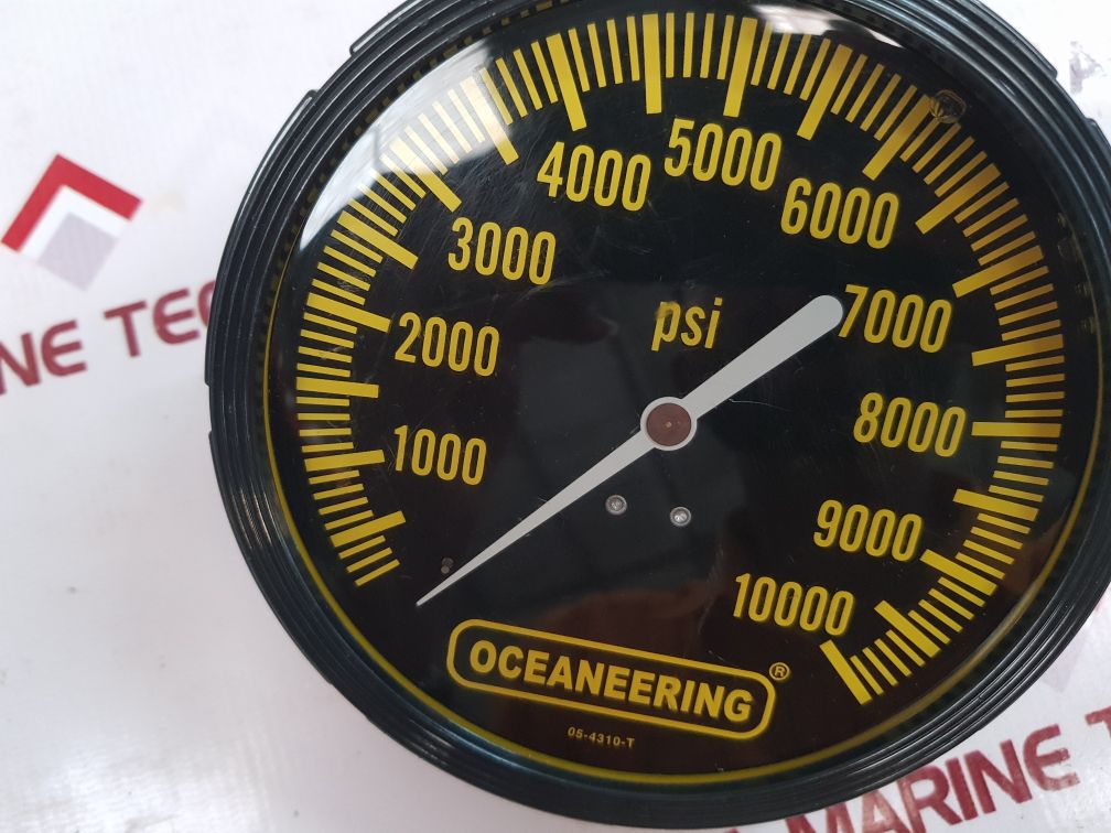 Oceaneering 05-4310-t Pressure Gauge 0-10000 Psi