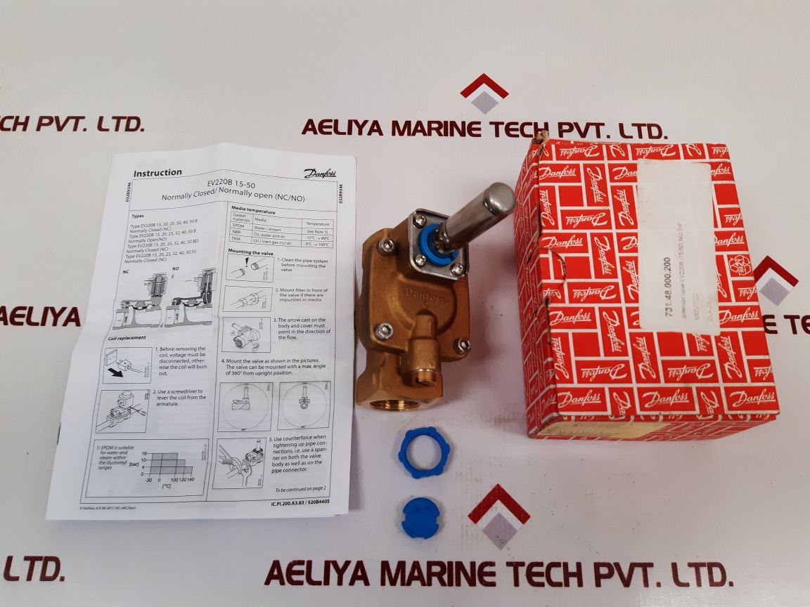 Danfoss Ev220B Solenoid Valve 032U7122