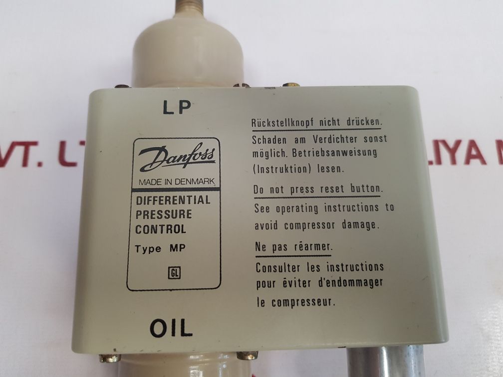 Danfoss Mp Differential Pressure Switch 060B0170