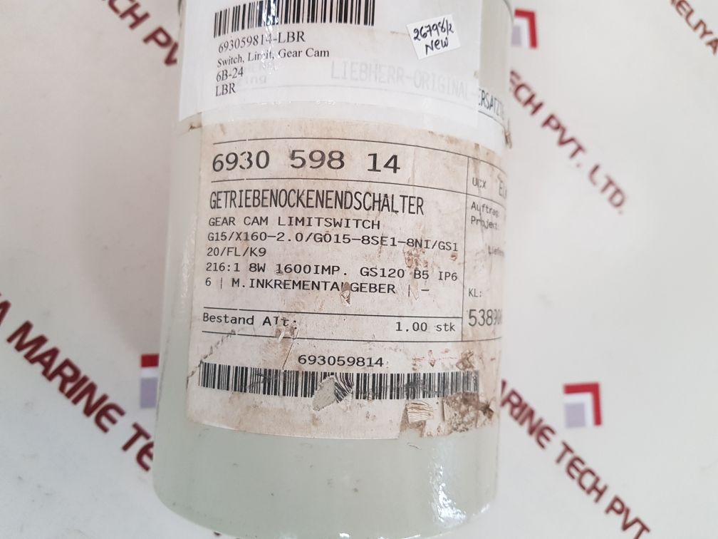Liebherr / Fsg g15/x160-2.0/g015-8se1-8ni/gs120/fl/k9 gear cam limit switch