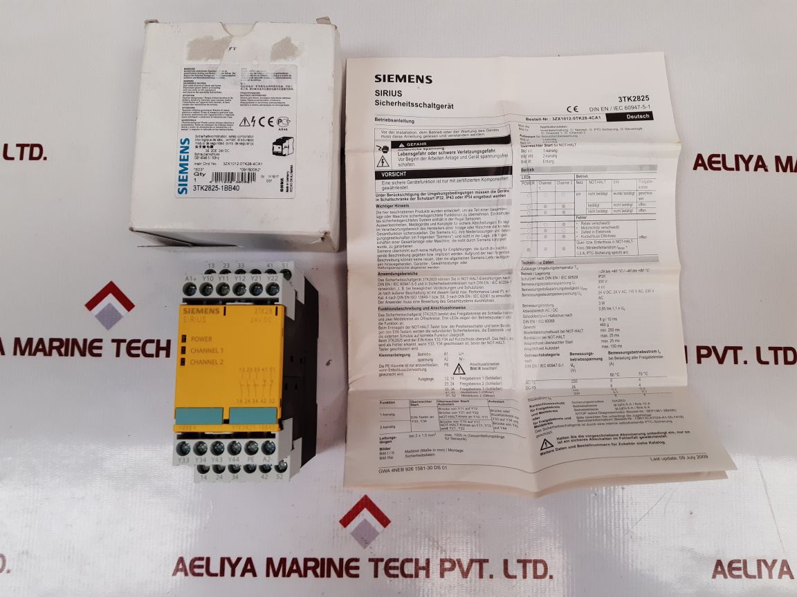 Siemens 3TK2842-1BB41 Rel&egrave; 24V - Usato Ma In Buono Stato