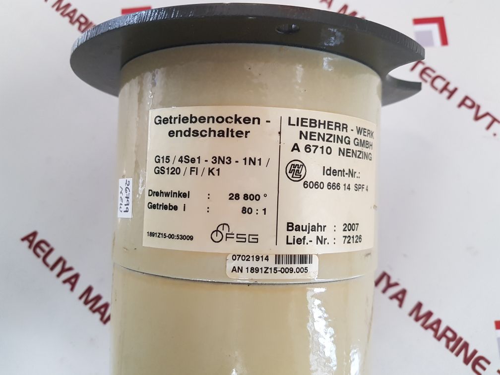 Liebherr/fsg g15/4se1-3n3-1n1/gs120/fi/k1 limit switch