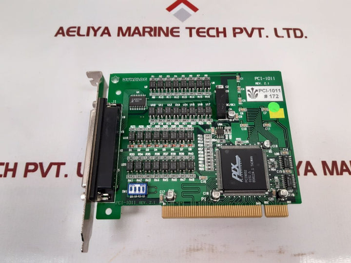 Dynalog Pci-1011 Pci Bus Data Acquisition Cards Rev. 2.1