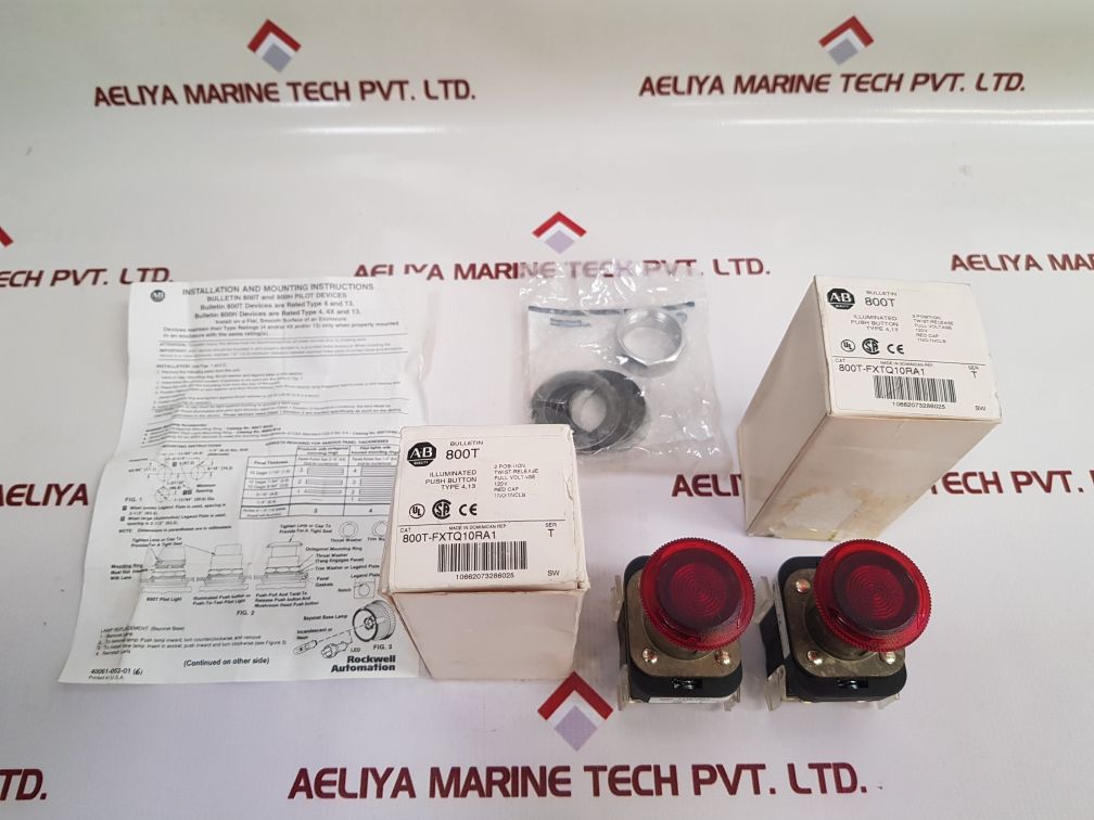 Allen Bradley 800T-fxtq0Ra1 Illuminated Push Button
