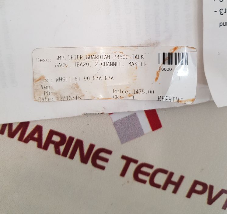 Guardian telecom tba talk back intercom system