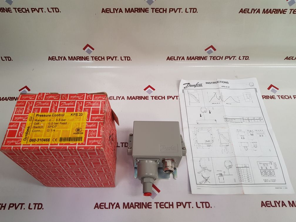 Danfoss Kps 33 Heavy Duty Pressure Switch 060-3104
