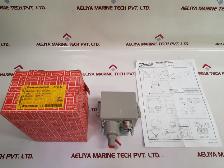 Danfoss Kps 33 Heavy Duty Pressure Switch 060-3104