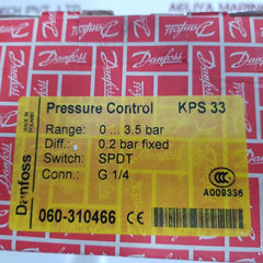 Danfoss Kps 33 Heavy Duty Pressure Switch 060-3104