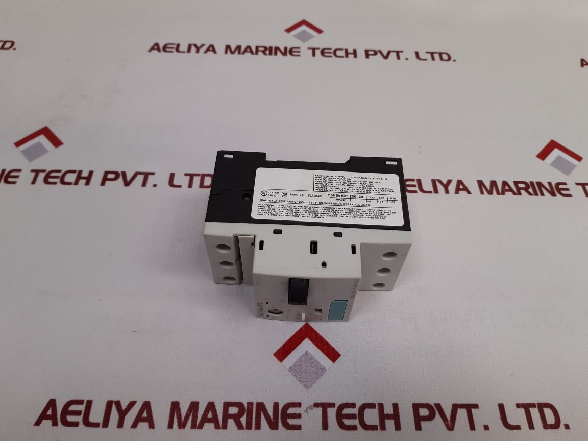 Siemens Sirius 3Rv1011-0Fa10 Motor Circuit Breaker