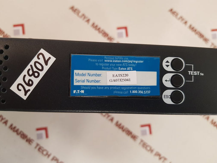 Eaton 9001-5015-00p transfer switch eats220