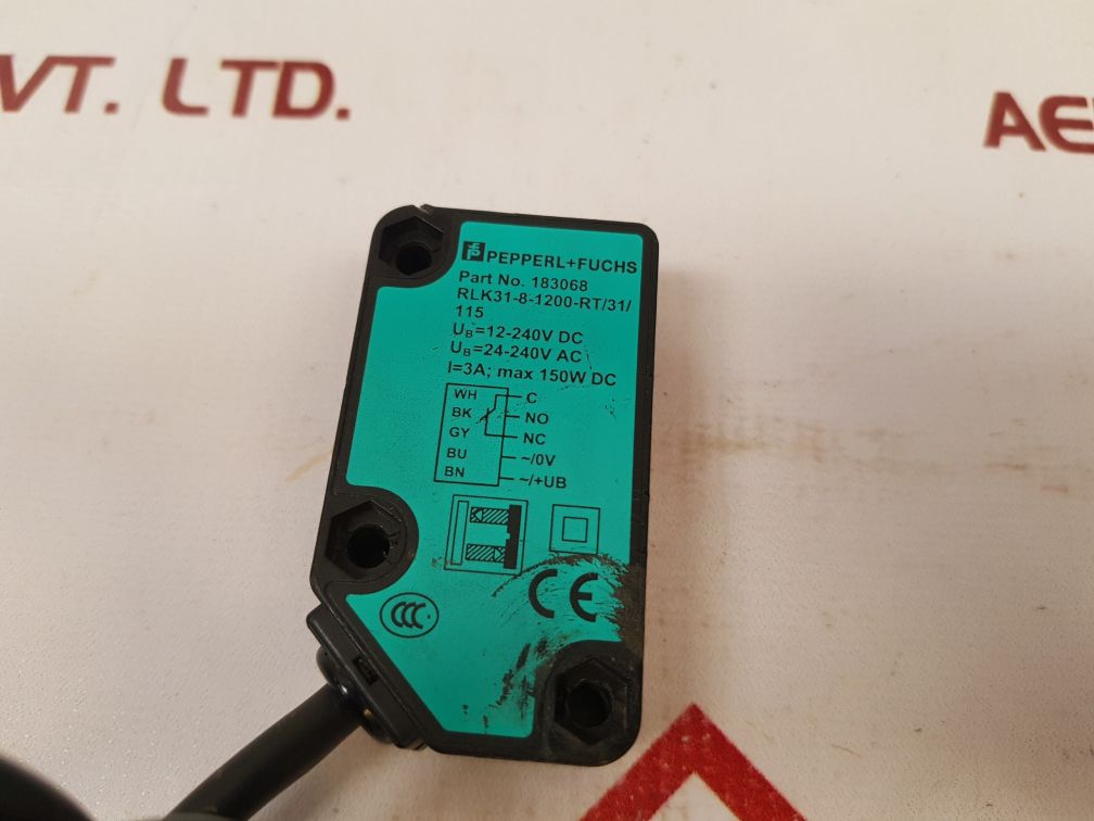 Pepperl+Fuchs 183068 Proximity Sensor Rlk31-8-1200-rt/31/115