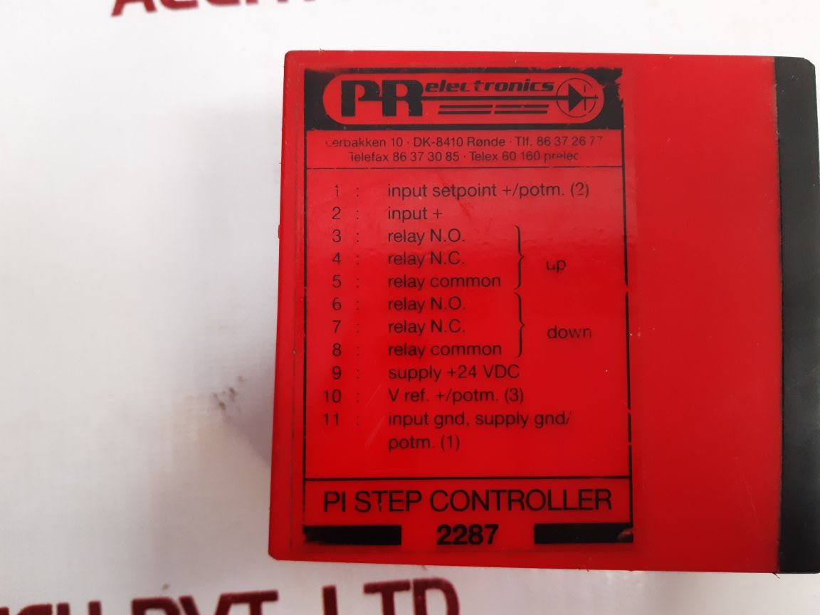 Pr Electronics 2287 Pi Step Controller 2287 B0B