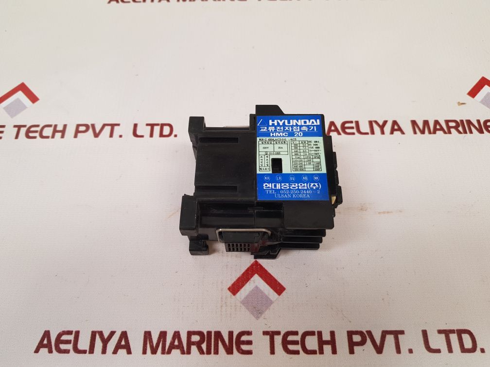Hyundai Hmc 20 W 10 Magnetic Contactor Used