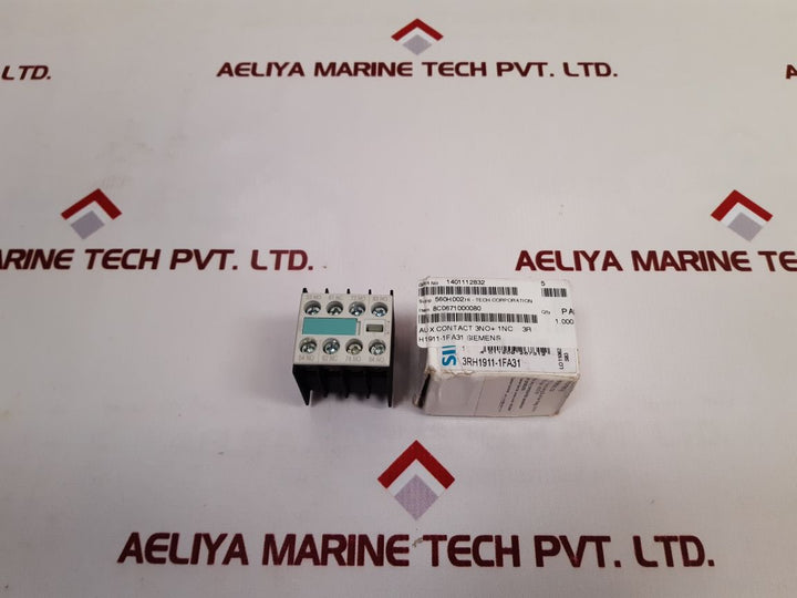 Siemens 3Rh1911-1Fa31 Auxiliary Contact Block