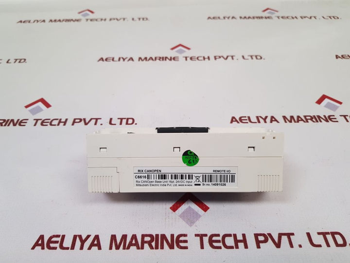 Mitsubishi Electric C6616 Rix Canopen Base Unit 16Pt.