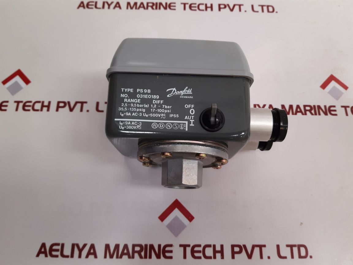 Danfoss Ps9B Pressure Switch 031E0189
