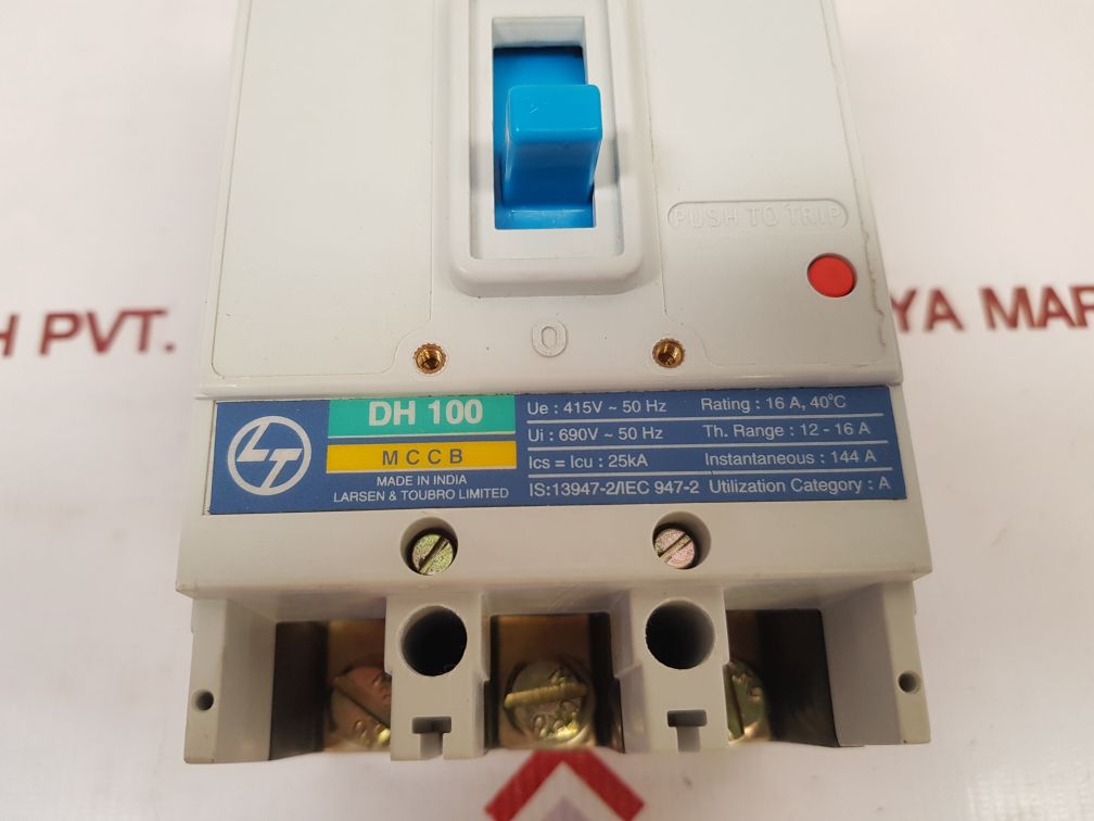 Larsen & Toubro Dh 100 Moulded Case Circuit Breaker New