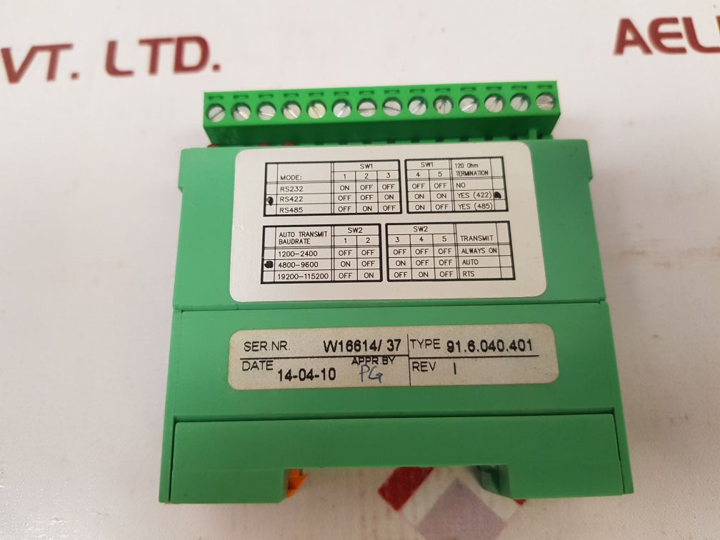 Phoenix Contact 91.6.040.401 Interface Converter