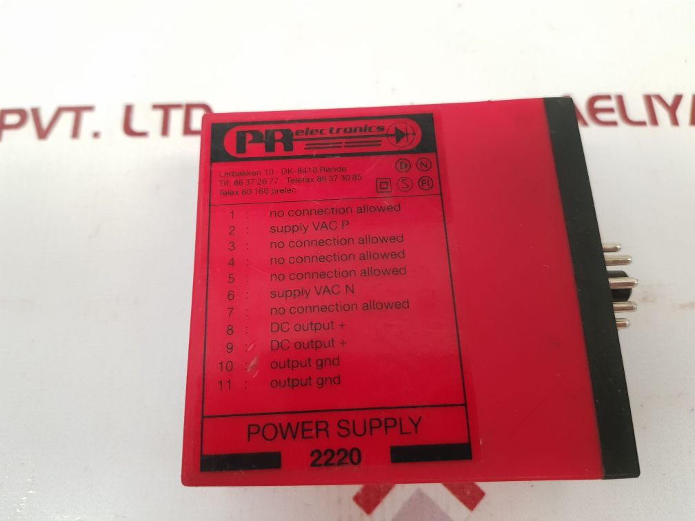 Pr Electronics 2220 A1 Switchmose Power Supply 500826
