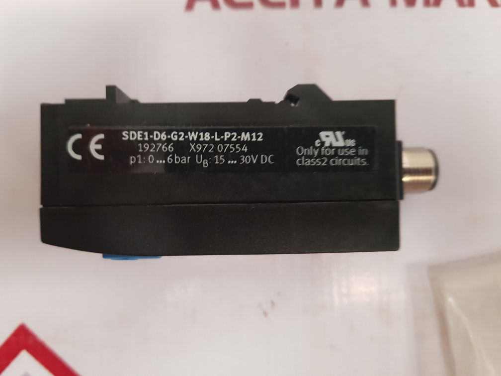 Festo Sde1-d6-g2-w18-l-p2-m12 Pressure Sensor