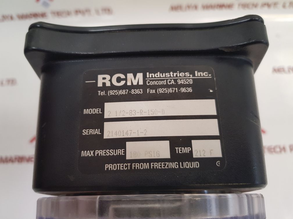 Rcm Industries 2 1/2-83-r-150-d