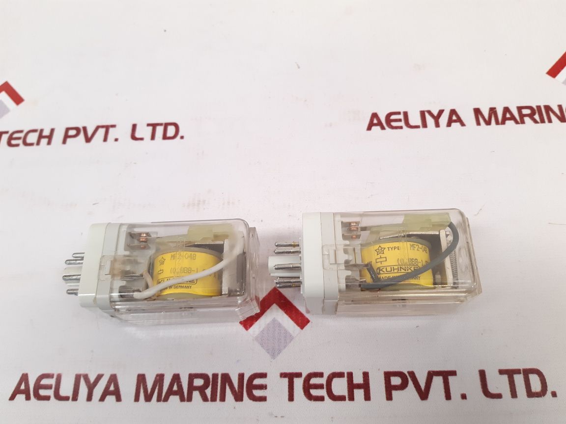 Set Of 2X Kuhnke Mf2-04 B Relay