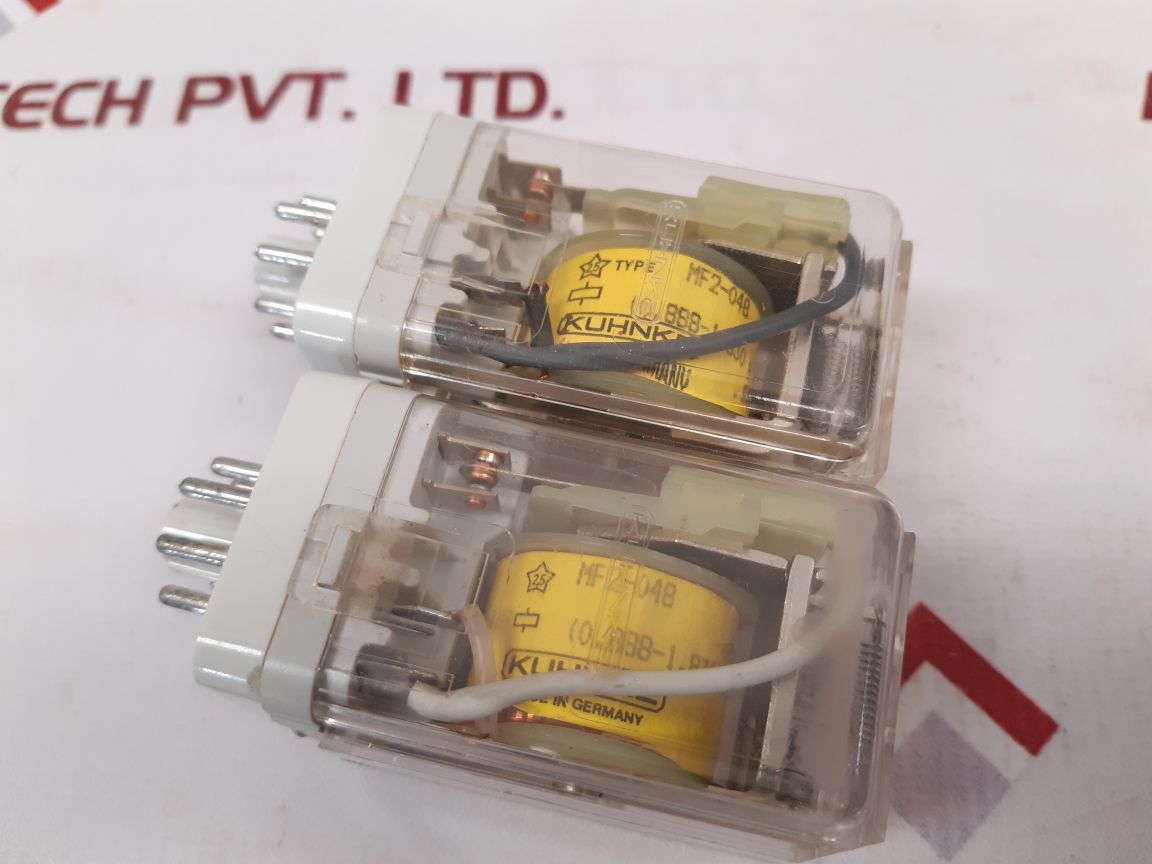 Set Of 2X Kuhnke Mf2-04 B Relay