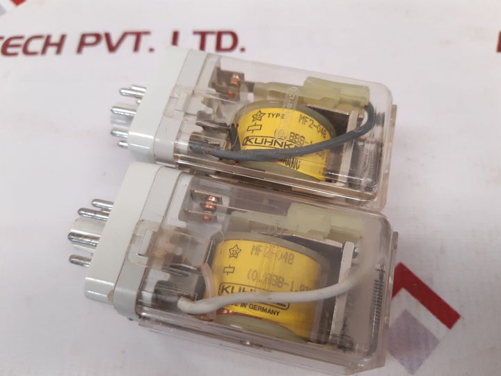 Set Of 2X Kuhnke Mf2-04 B Relay