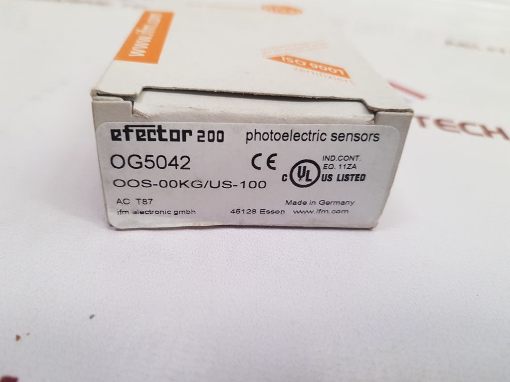Ifm Electronic Og5042 Photoelectric Sensor Ogs-ookg/Us