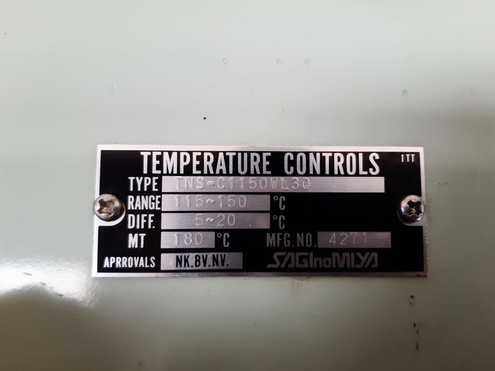 Saginomiya Tns-c1150Wl3Q Temperature Controller