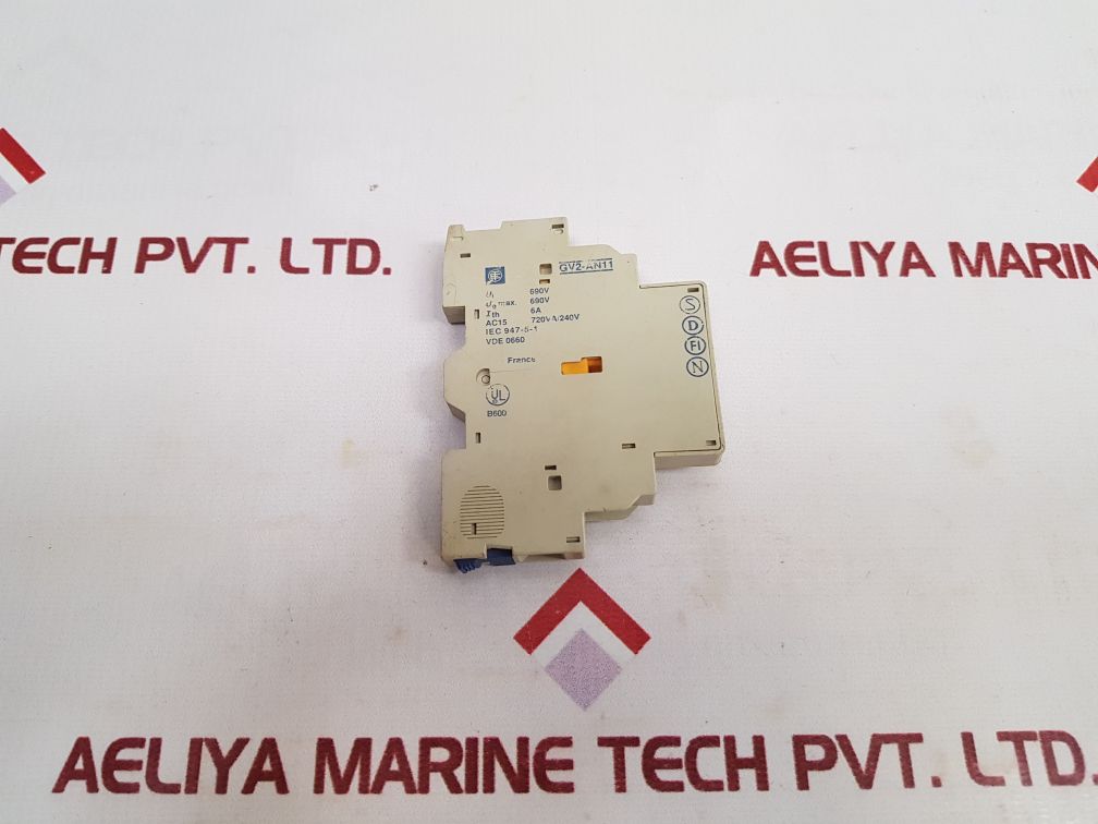 Lot Of 3X Telemecanique Gv2-an11 Auxiliary Contact Block