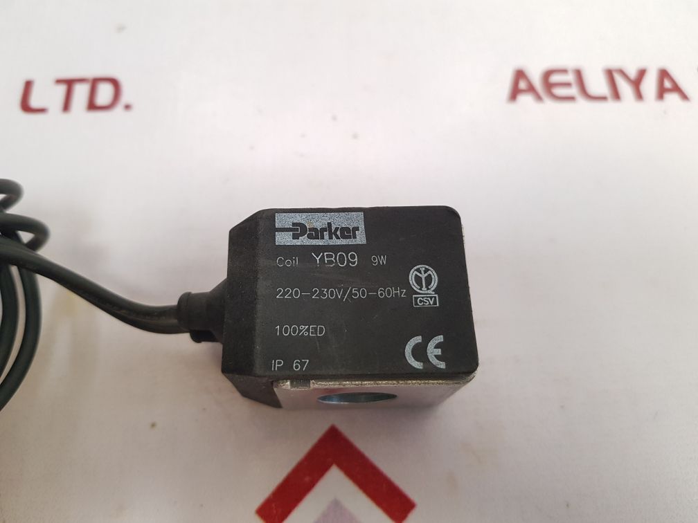 Parker Yb09 Solenoid Coil With Cable 9W