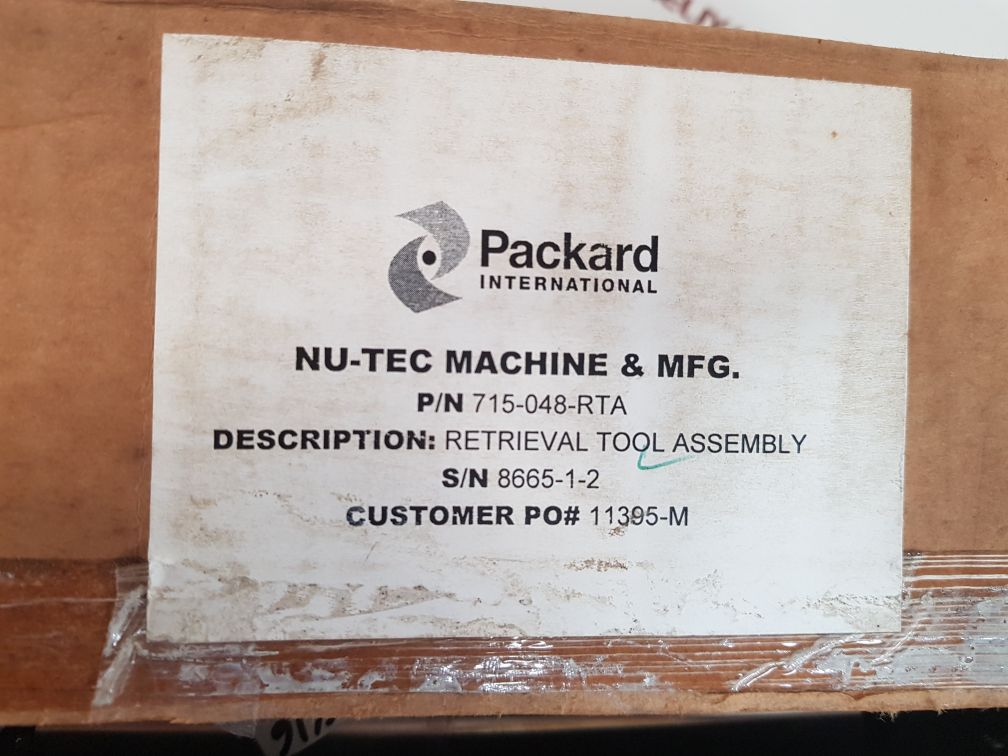 Packard 715-048-rta drop in control valve