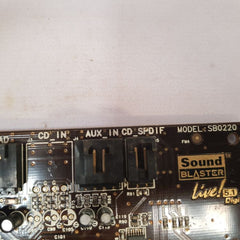 Creative Technology Sb0220 Sound Blaster Live! 5.1 Digital Pc Card