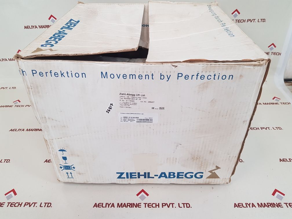 Ziehl-abegg rh35m-4ek.4f.1r centrifugal fan blower