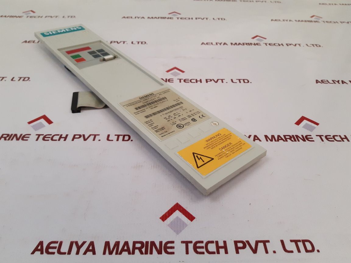 Siemens 6Se7016-1Ea61-z Ac Drive Front Cover