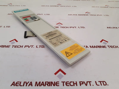 Siemens 6Se7016-1Ea61-z Ac Drive Front Cover