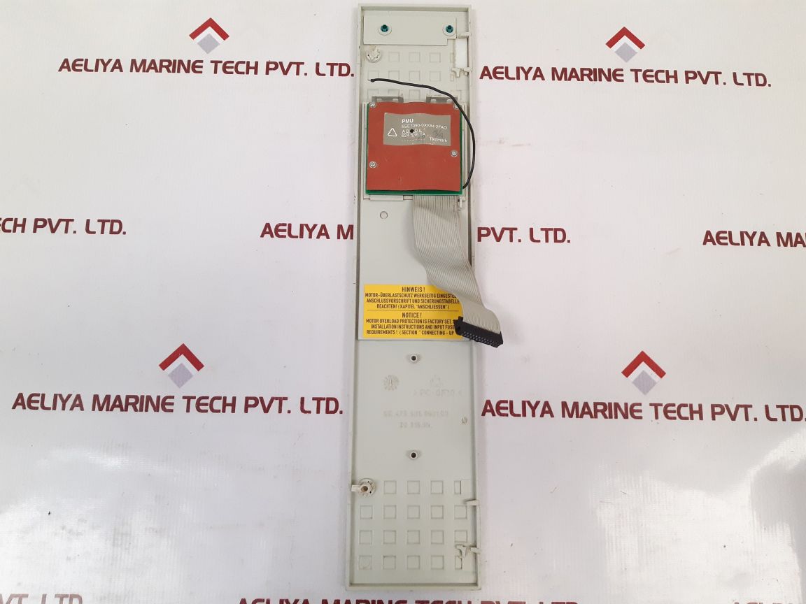 Siemens 6Se7016-1Ea61-z Ac Drive Front Cover