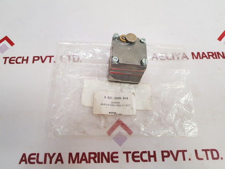 Spirax Sarco 3438985 Amplifying Relay Set
