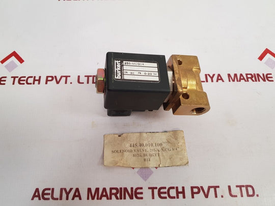 Burkert 255-mcg1/4 solenoid valve
