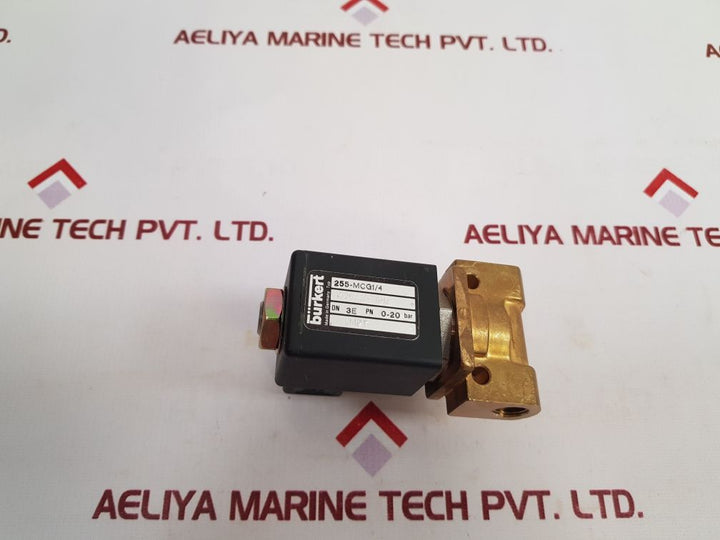 Burkert 255-mcg1/4 solenoid valve
