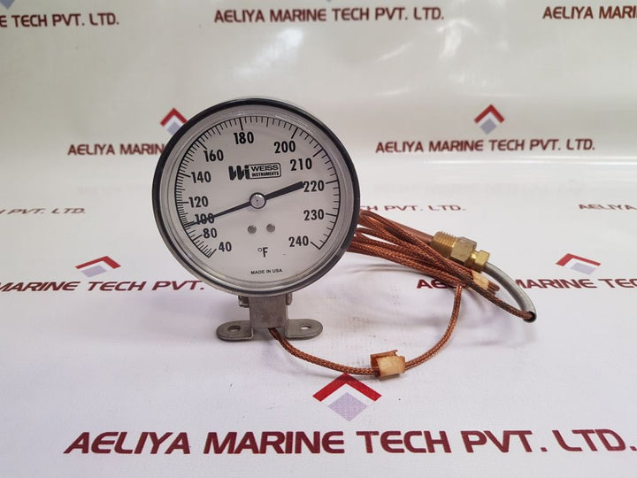 Weiss Instruments Temperature Gauge 40 To 240 °F