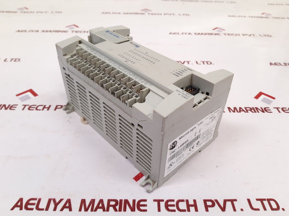 Allen-bradley 1762-l40Bwa Ser.: C Micrologix 1200 Controller Rev. D