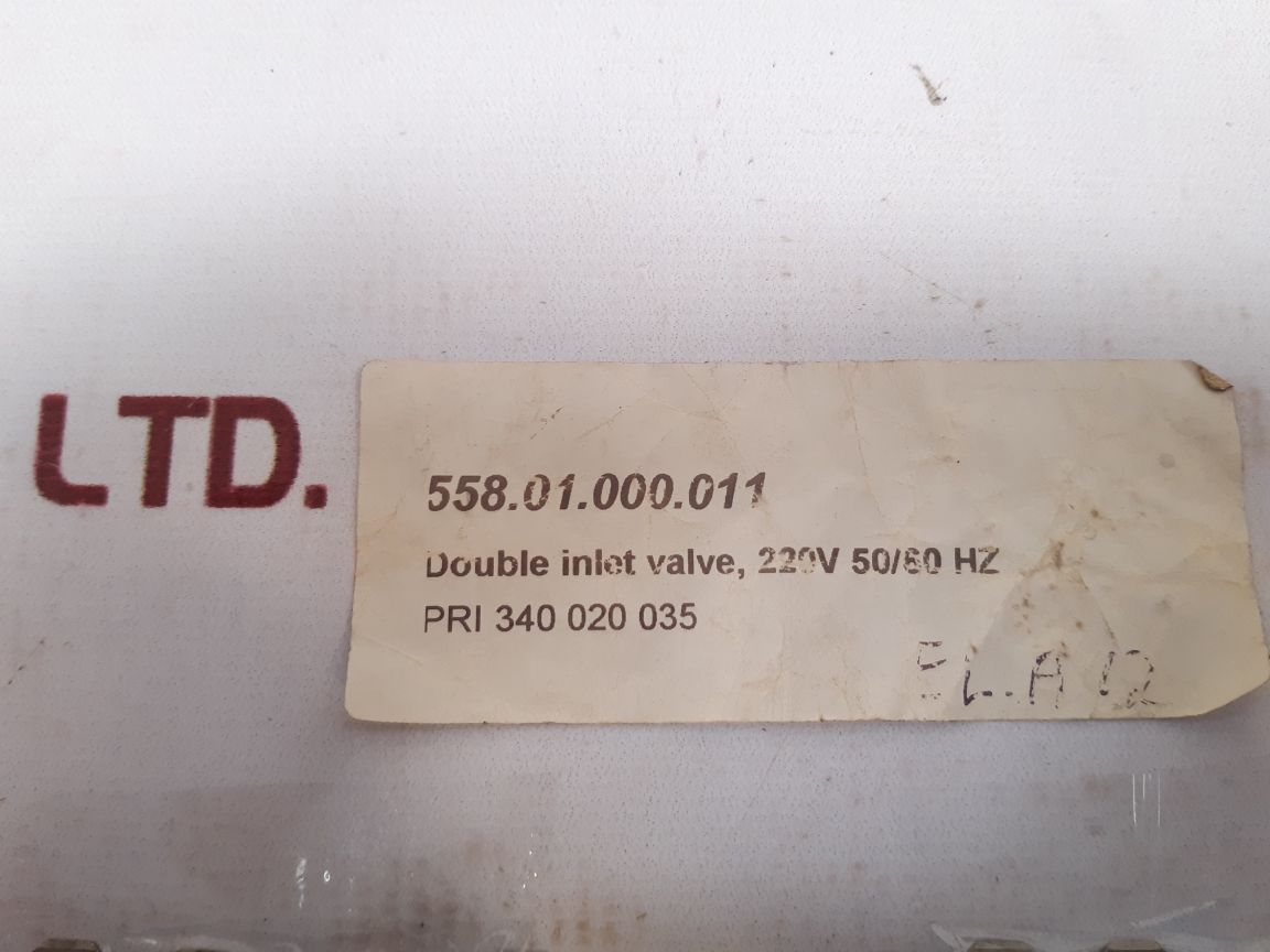 33952802 Double Inlet Valve