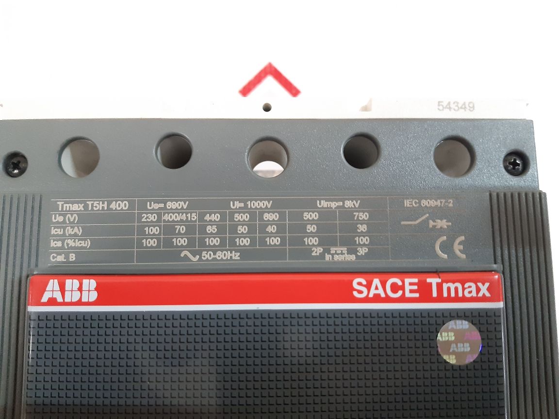 Abb Tmax T5H 400 Moulded Case Circuit Breaker