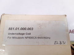 Controls Uvt-22 Undervoltage Coil