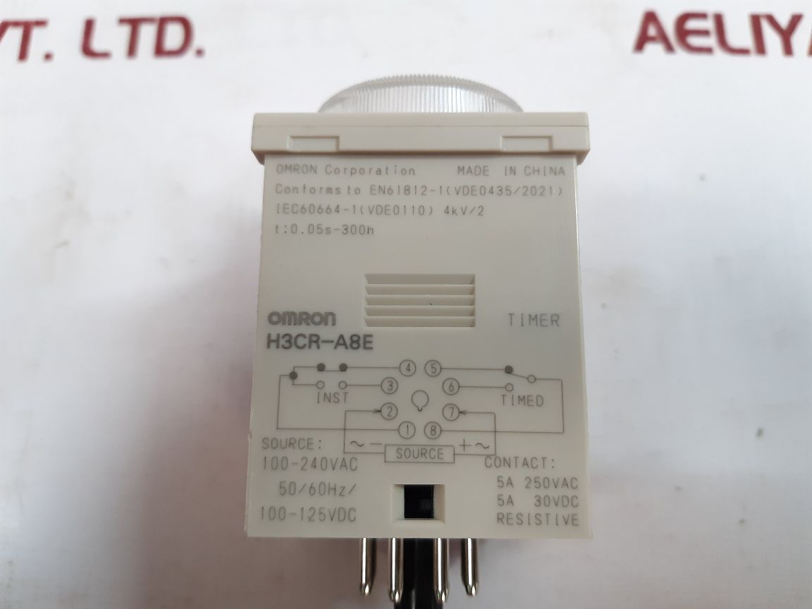 Omron H3Cr-a8E Timer H3Cr 0 To 12 Min