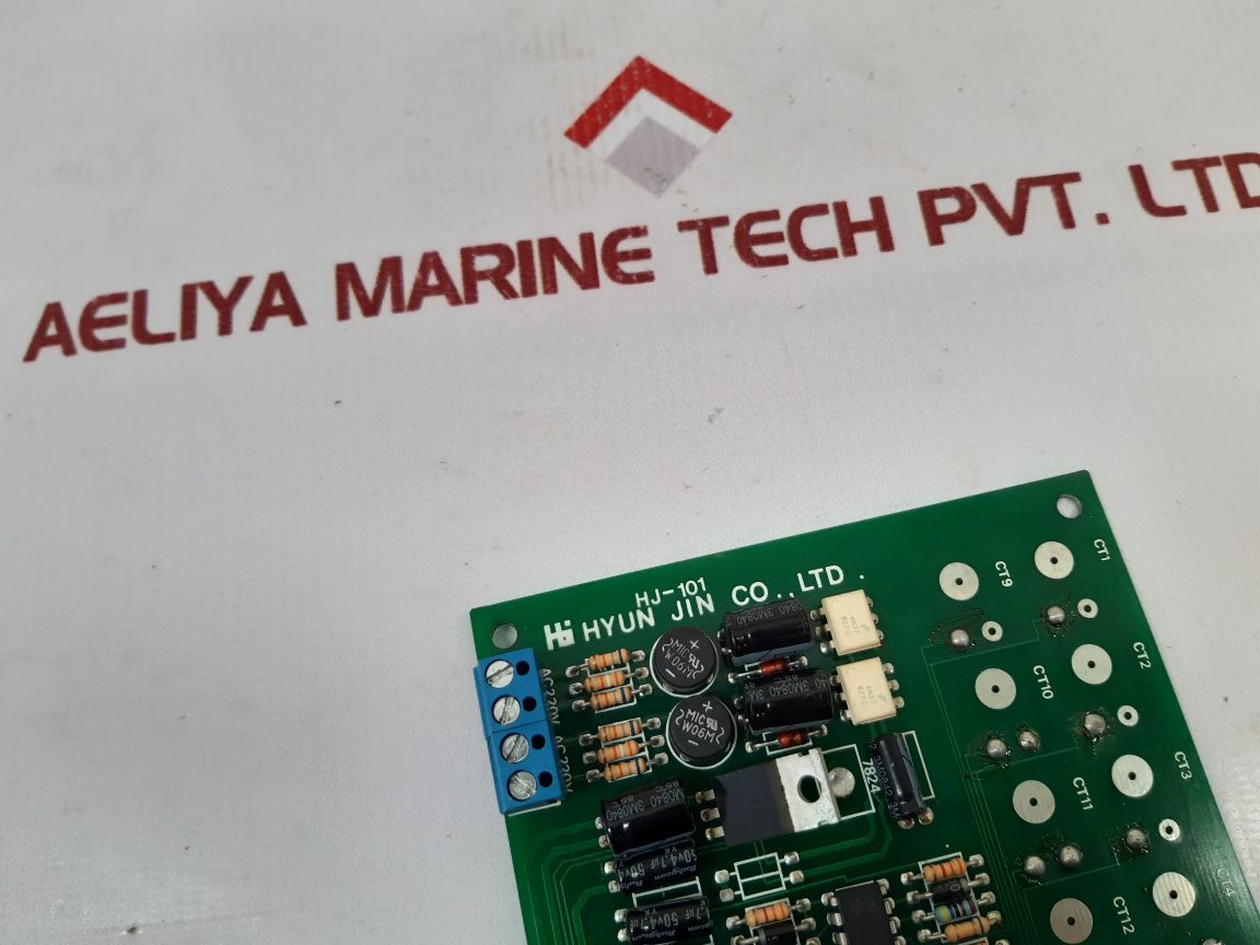 Hyun Jin Hj-101 Pcb Card Used
